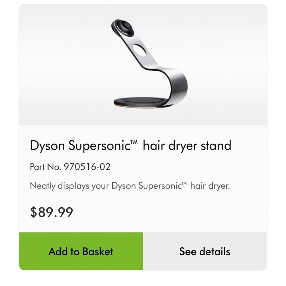 Dyson Dyson Supersonic hair dryer stand